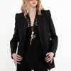 Veste tailleur en laine grain de poudre Veste tailleur en laine grain de poudre